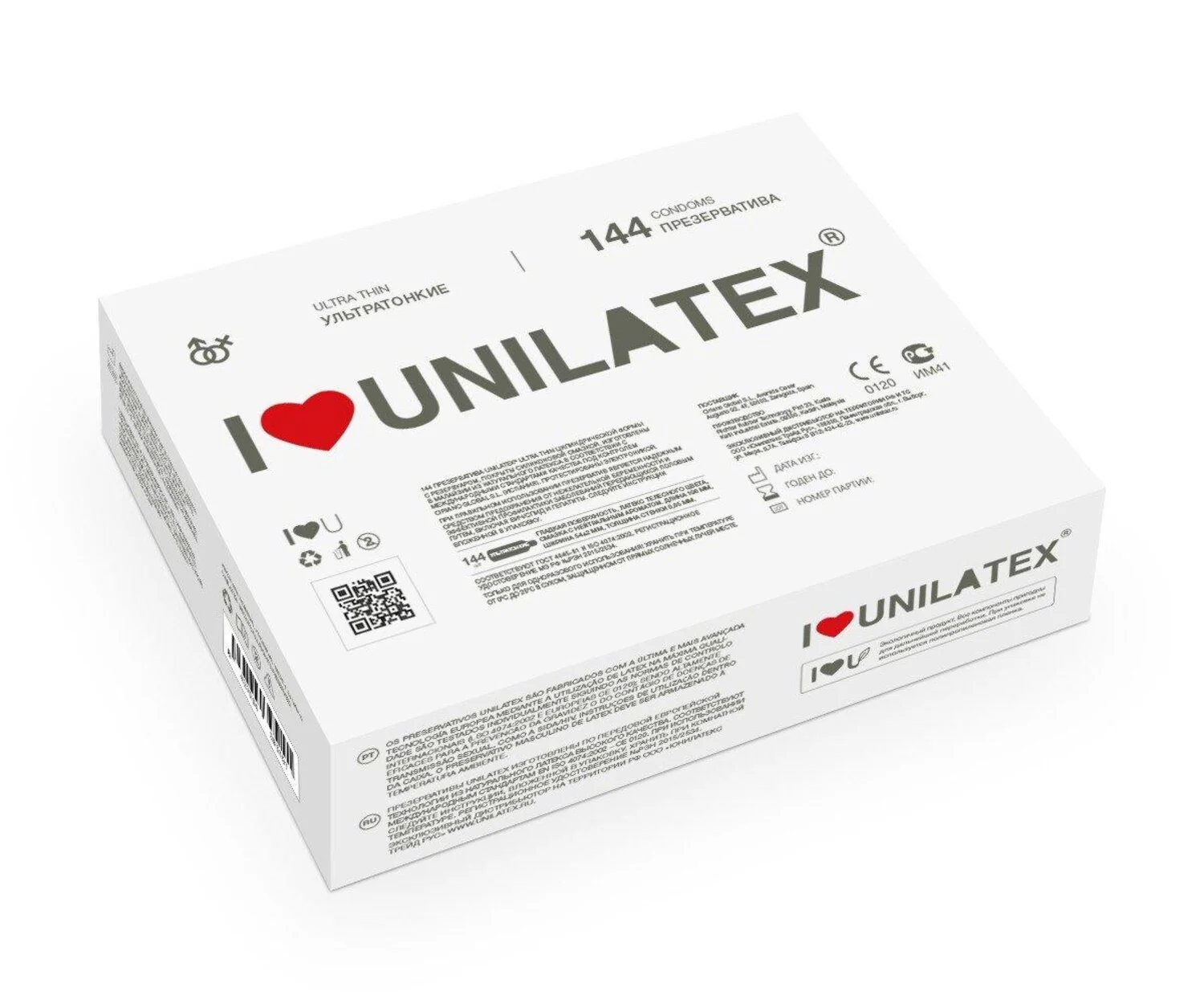 Презервативы ультратонкие Unilatex Ultrathin 144 шт_1