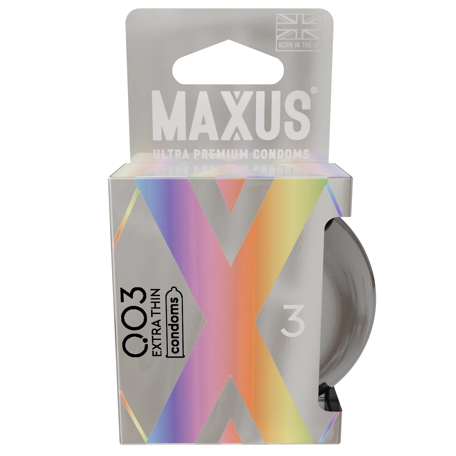 Презервативы MAXUS 003 №3 в железном кейсе, экстремально тонкие, 3 шт_1
