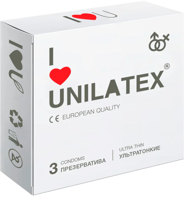 Презервативы ультратонкие Unilatex Ultrathin 3 шт_2