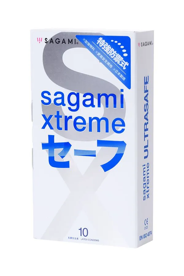 Презервативы Sagami Xtreme Ultrasafe с двойным кол-вом смазки 10 шт._4