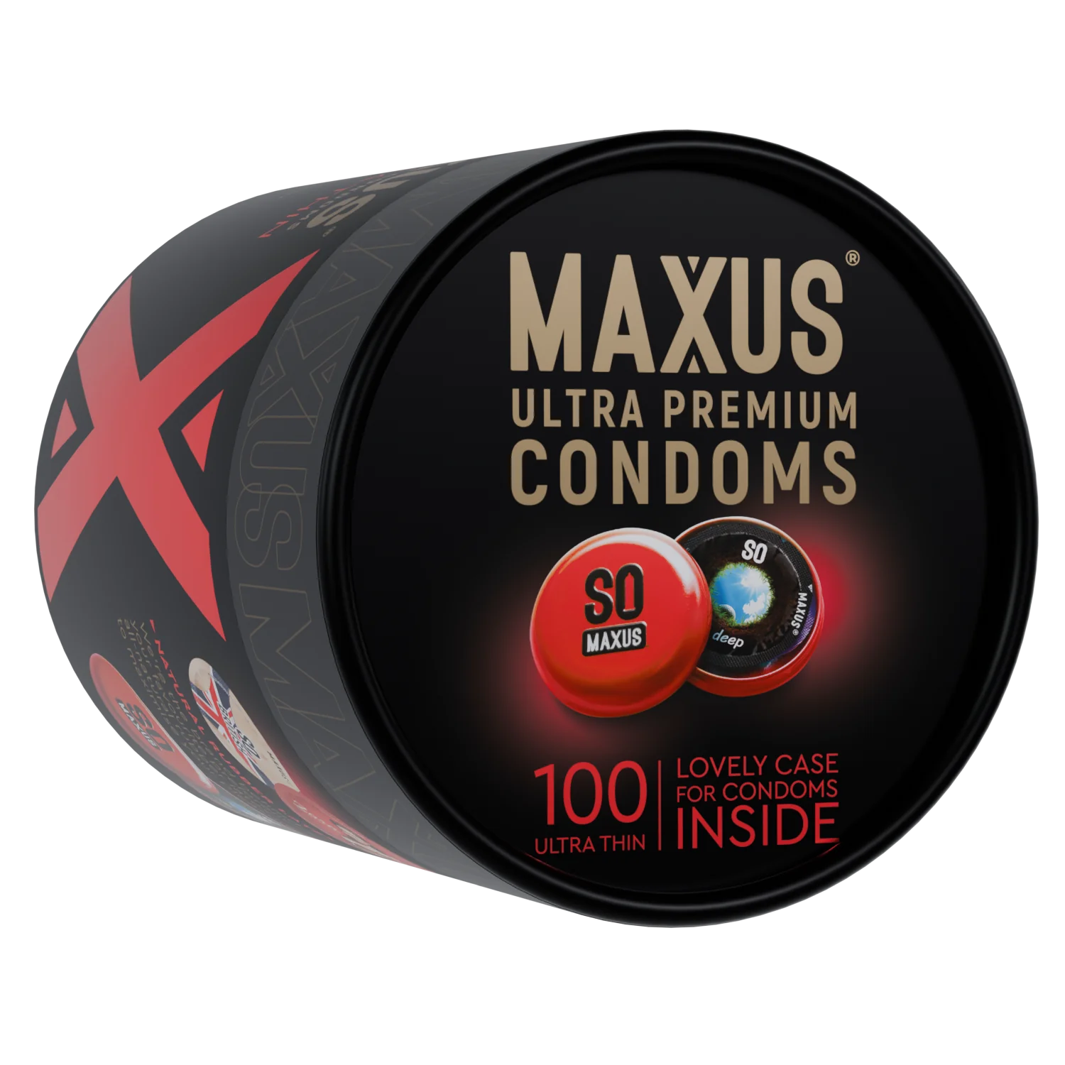 Презервативы MAXUS Ultra Thin с кейсом, ультратонкие X-Edition, 100 шт_1