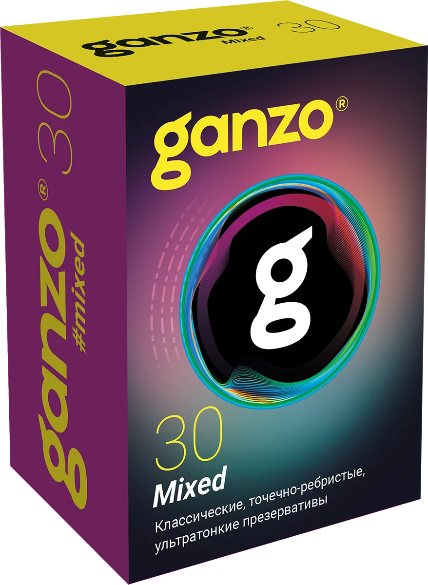 Презервативы Ganzo Mixed, микс-набор, латекс, 18 см, 30 шт_5
