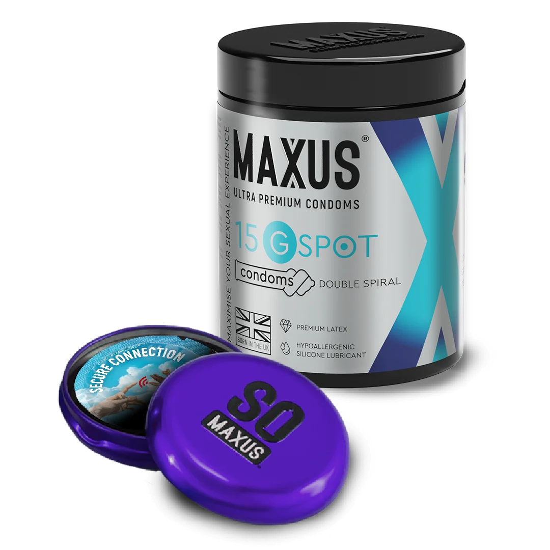 Презервативы MAXUS G spot, двойная спираль, 15 шт_1