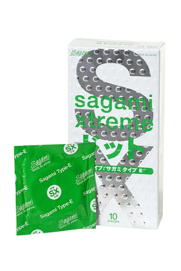 Презервативы Sagami Xtreme Type-e точечные 10 шт._2