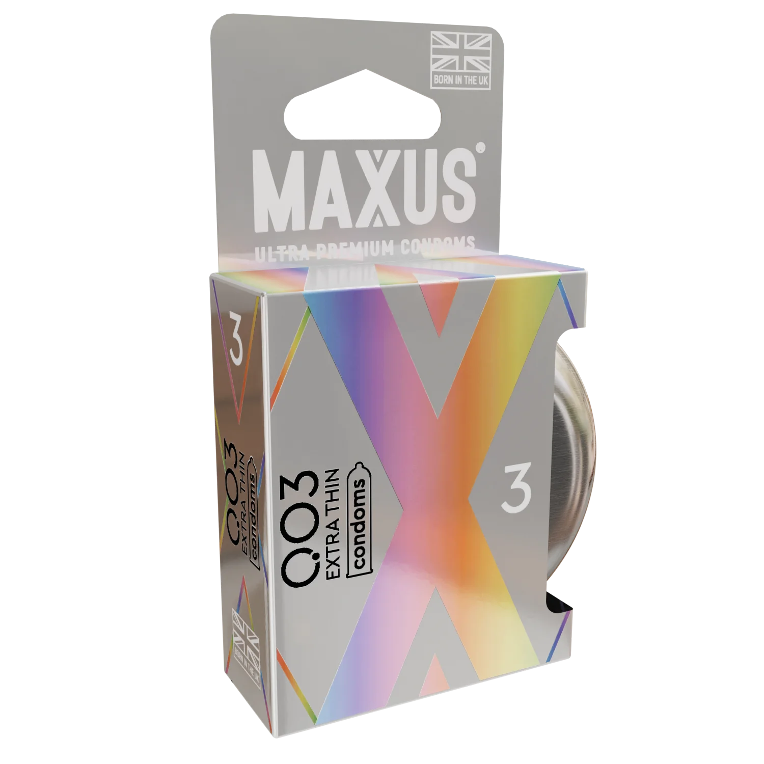 Презервативы MAXUS 003 №3 в железном кейсе, экстремально тонкие, 3 шт_2