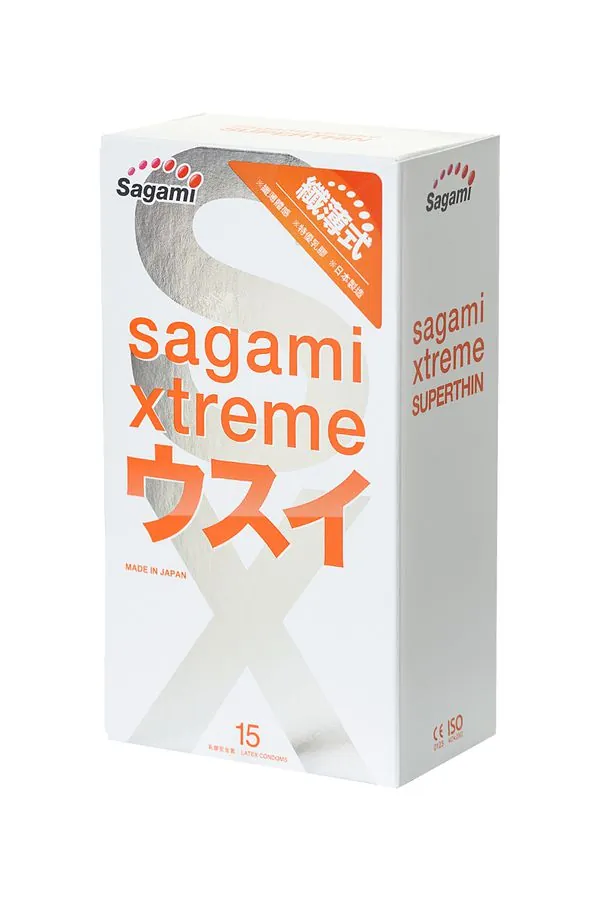 Презервативы Sagami Xtreme 004 ультратонкие латекс 15 шт._5