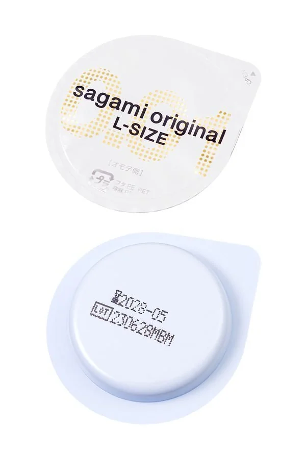 Презервативы Sagami Original 001 L-Size, полиуретан, 5 шт._1