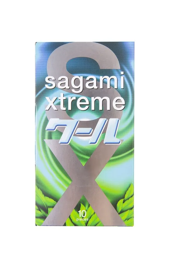 Презервативы Sagami Xtreme Mint с охлаждающим эффектом 10 шт._3