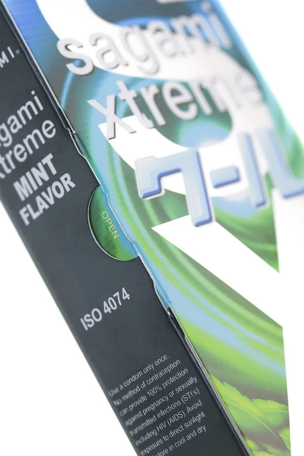 Презервативы Sagami Xtreme Mint с охлаждающим эффектом 10 шт._2