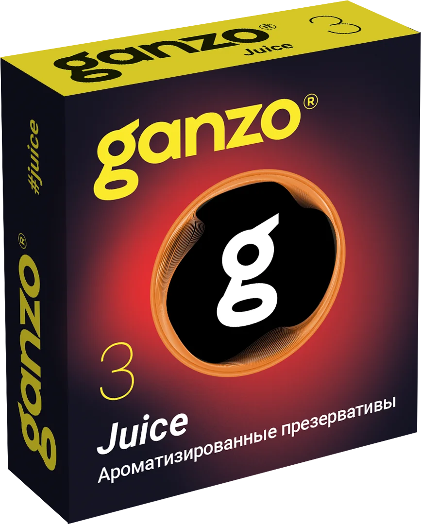 Презервативы Ganzo Juice, ароматизированные, латекс, 18 см, 3 шт_3