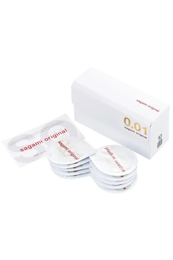 Презервативы Sagami Original 001, полиуретан, 10 шт._11