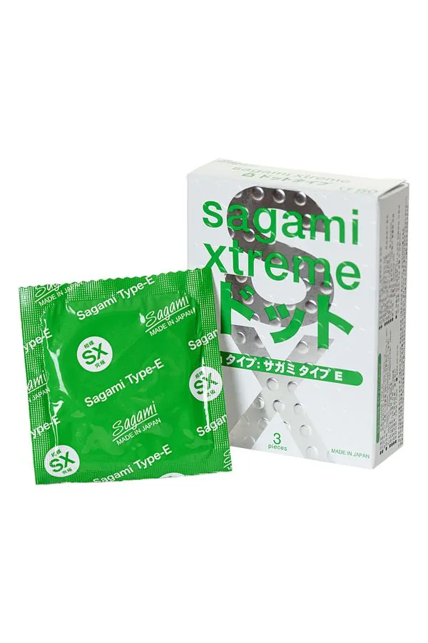 Презервативы Sagami Xtreme Type-e точечные 3 шт._3