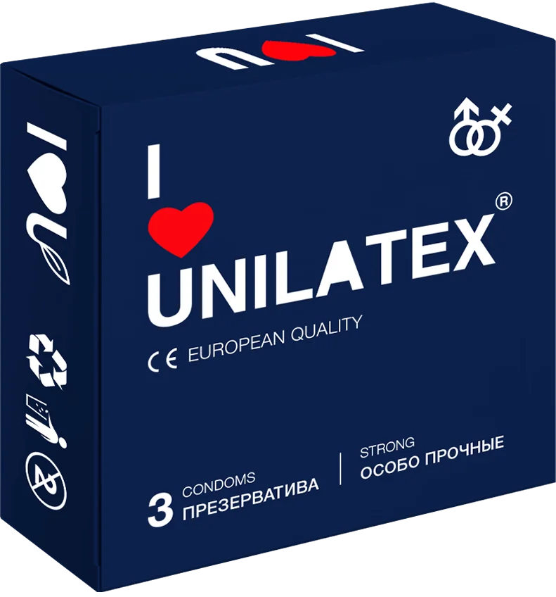 Презервативы ультрапрочные Unilatex Extra Strong 3 шт_2