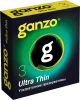 Презервативы Ganzo Ultra thin, ультратонкие, латекс, 18 см, 3 шт_1