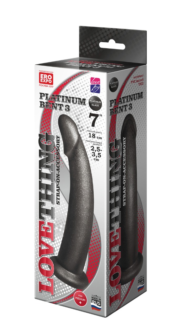 Насадка универсальная platinum bent 3, l 180 мм, d 35 мм цвет чёрный арт. 137704_1