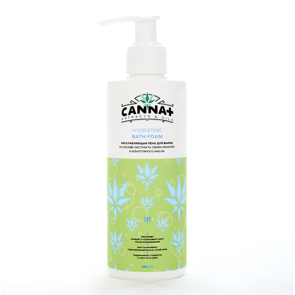Расслабляющая пена для ванны CANNA+ Hydrating Bath Foam 250 мл_2