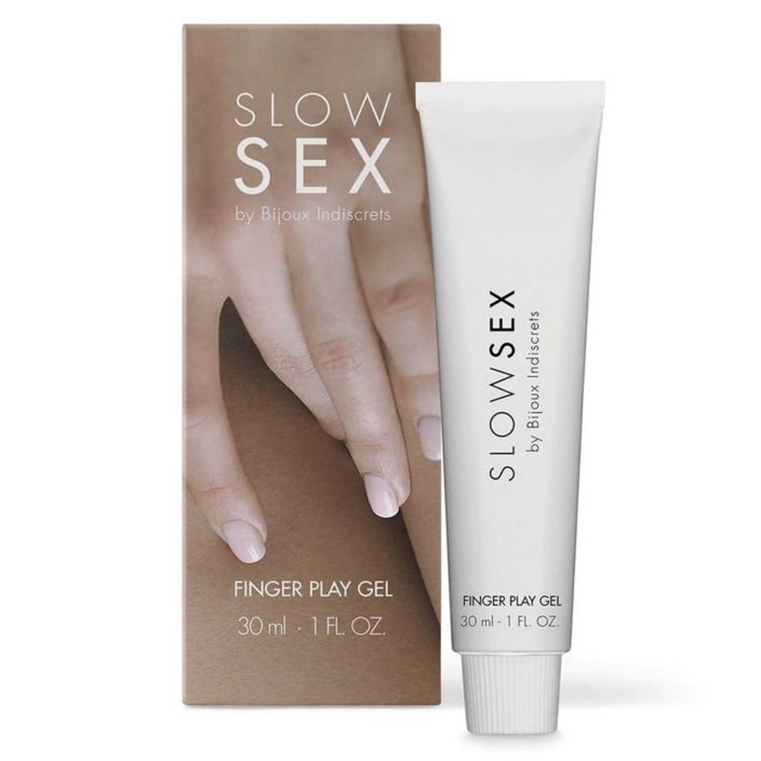 Лубрикант Bijoux Indiscrets Finger Play Gel - SLOW SEX на водной основе, 30мл_1