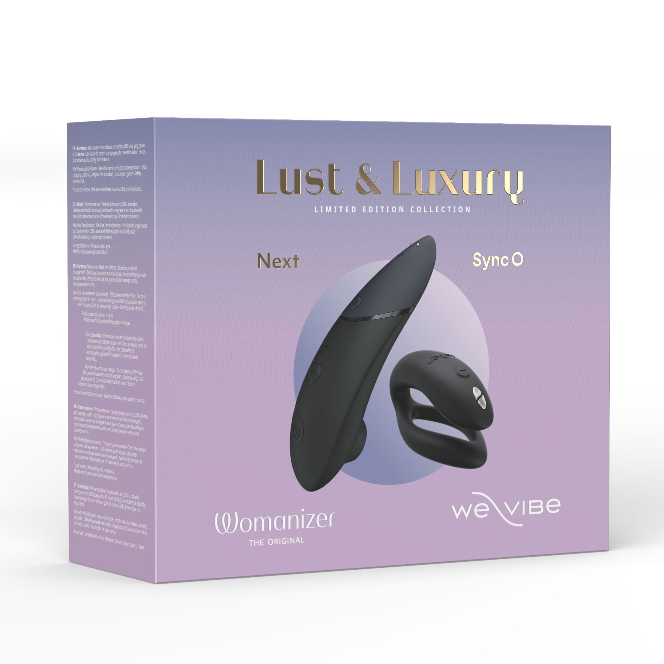 Набор Lust & Luxury: Womanizer Next and We-Vibe Sync O, черный_2
