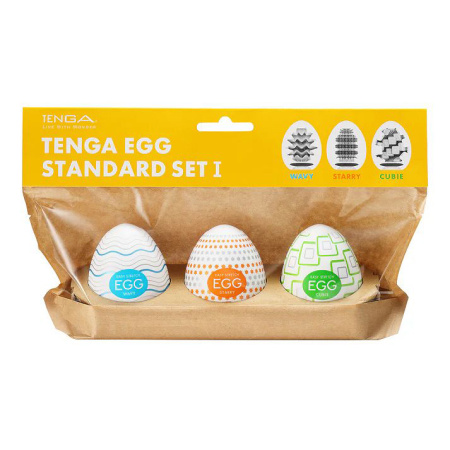 Набор мастурбаторов Tenga Egg Standard Set 1, 3 шт._6