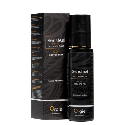 Увлажняющий спрей для тела и волос Orgie Sensfeel For Man Pheromone Seduction Elixir 10 в 1, 100 мл_3