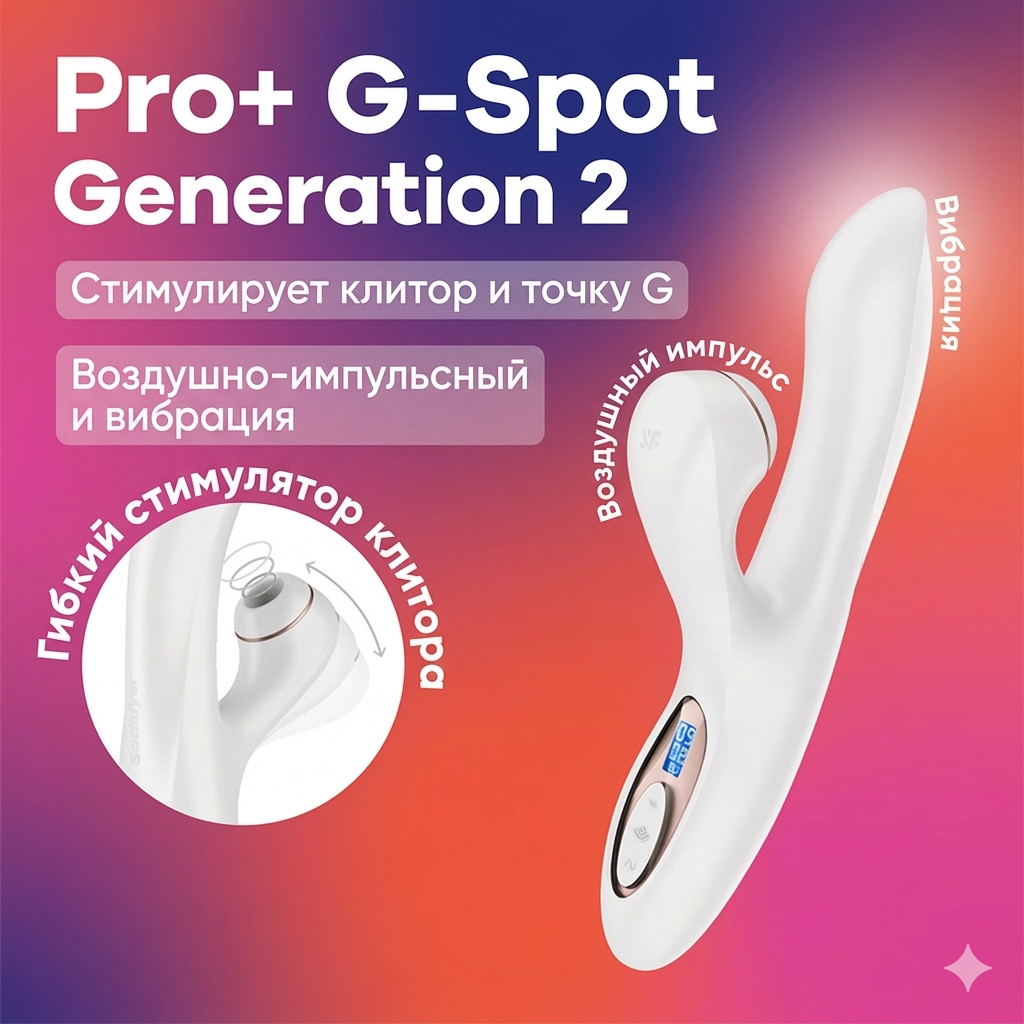 Satisfyer Pro+ G-Spot Generation 2 (Сатисфаер Про Плюс Джи-Спот Поколение 2)_7