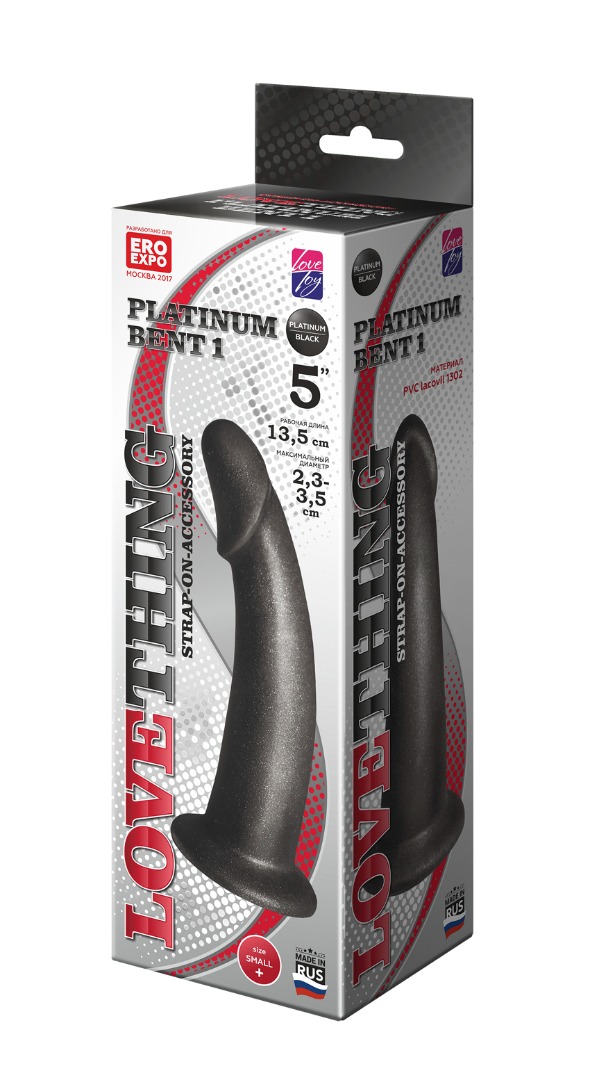 Насадка универсальная platinum bent 1, l 135 мм, d 35 мм цвет чёрный арт. 137504_1