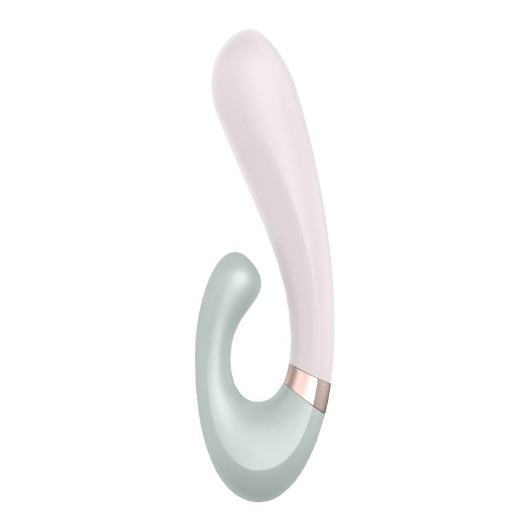 Вибратор-кролик Satisfyer Heat Wave с функцией нагрева, мятный_4