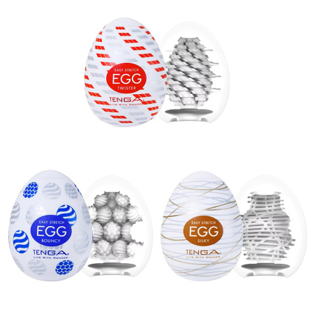 Набор мастурбаторов Tenga Egg Standard Set 2, 3 шт._2