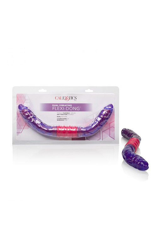 Двухсторонний гибкий фаллоимитатор с вибрацией Dual Vibrating Flexi-Dong_1
