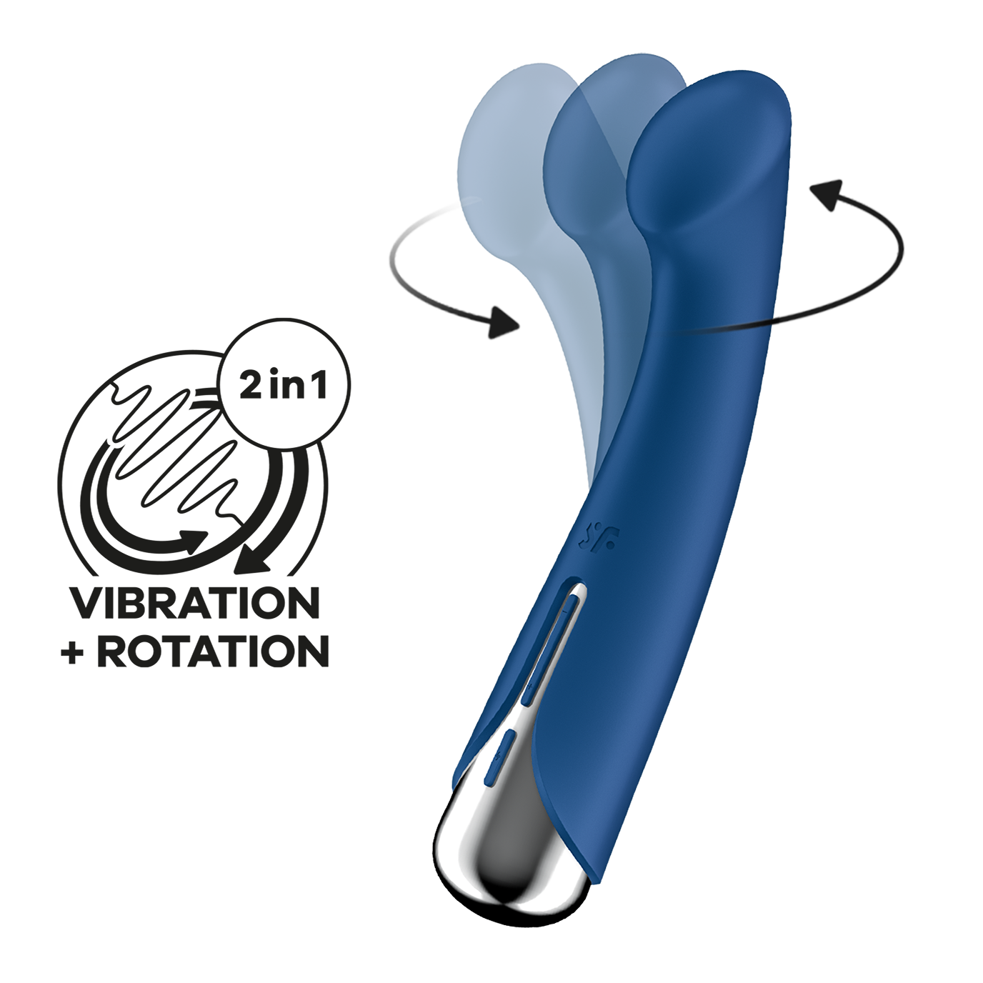 Вибратор для точки G Satisfyer Spinning G-Spot 1, голубой_1