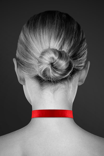 Чокер COLLIER PENDENTIF COEUR ROUGE_1