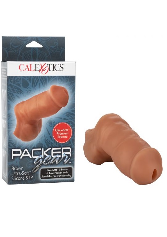 Силиконовый фаллоимитатор для ношения Packer Gear 7 с функцией 