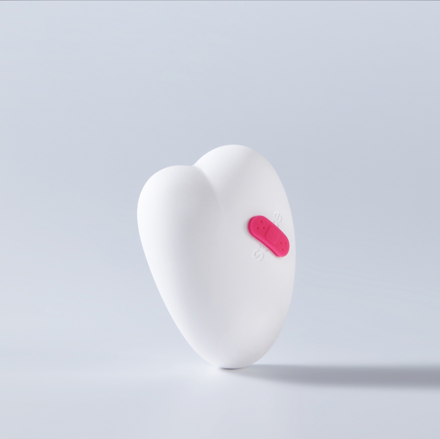 Бесконтактный клиторальный стимулятор Sauce Sweeeheart белый_1