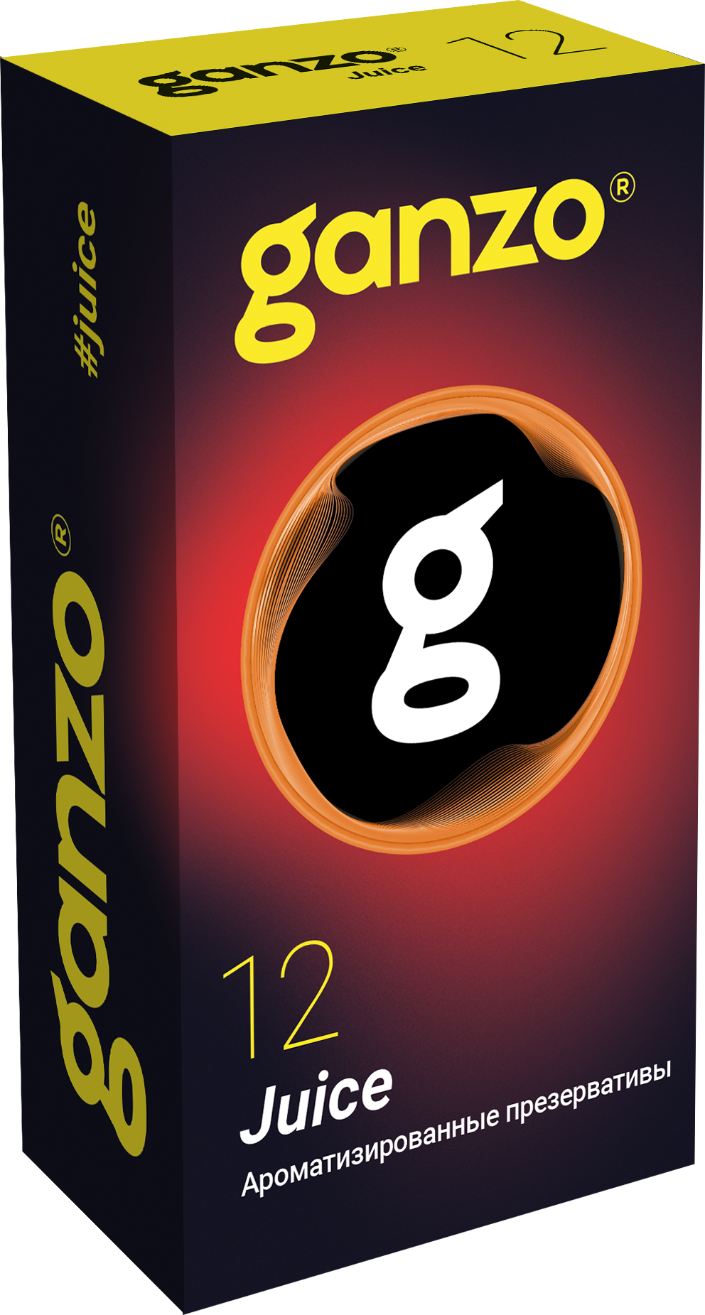 Презервативы Ganzo Juice, ароматизированные, латекс, 18 см, 12 шт_2