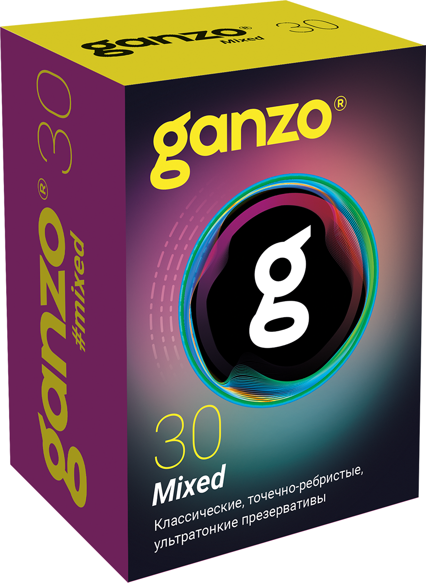 Презервативы Ganzo Mixed, микс-набор, латекс, 18 см, 30 шт_5