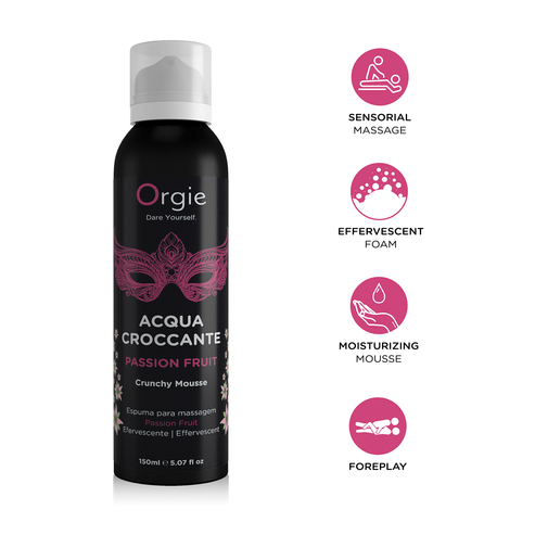 Хрустящая пенка для массажа Orgie Acqua Croccante Passion Fruit 150 мл _1