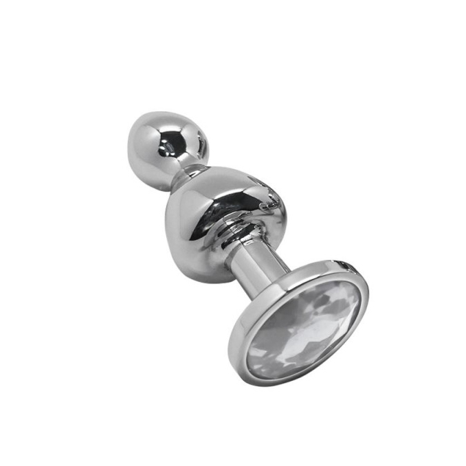 Анальная втулка Wooomy Lollypop L, белый кристалл_2