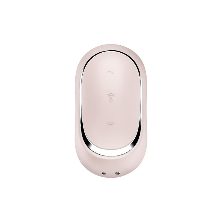 Вакуумно-клиторальный стимулятор с вибрацией Satisfyer Pro To Go 2, бежевый_2