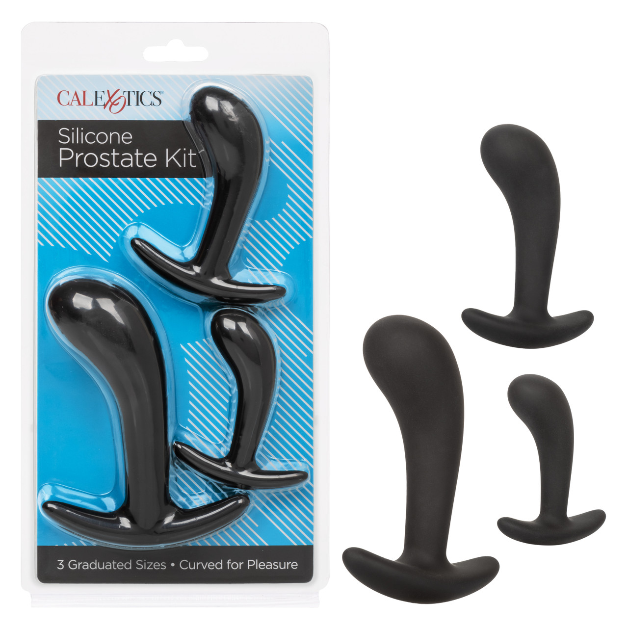 Набор из 3 анальных пробок из силикона SILICONE PROSTATE KIT_2