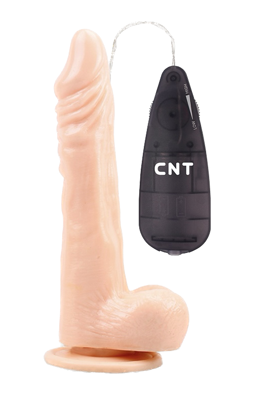 Вибратор CNT 8.5'' Vibrating Beginner Dildo_1