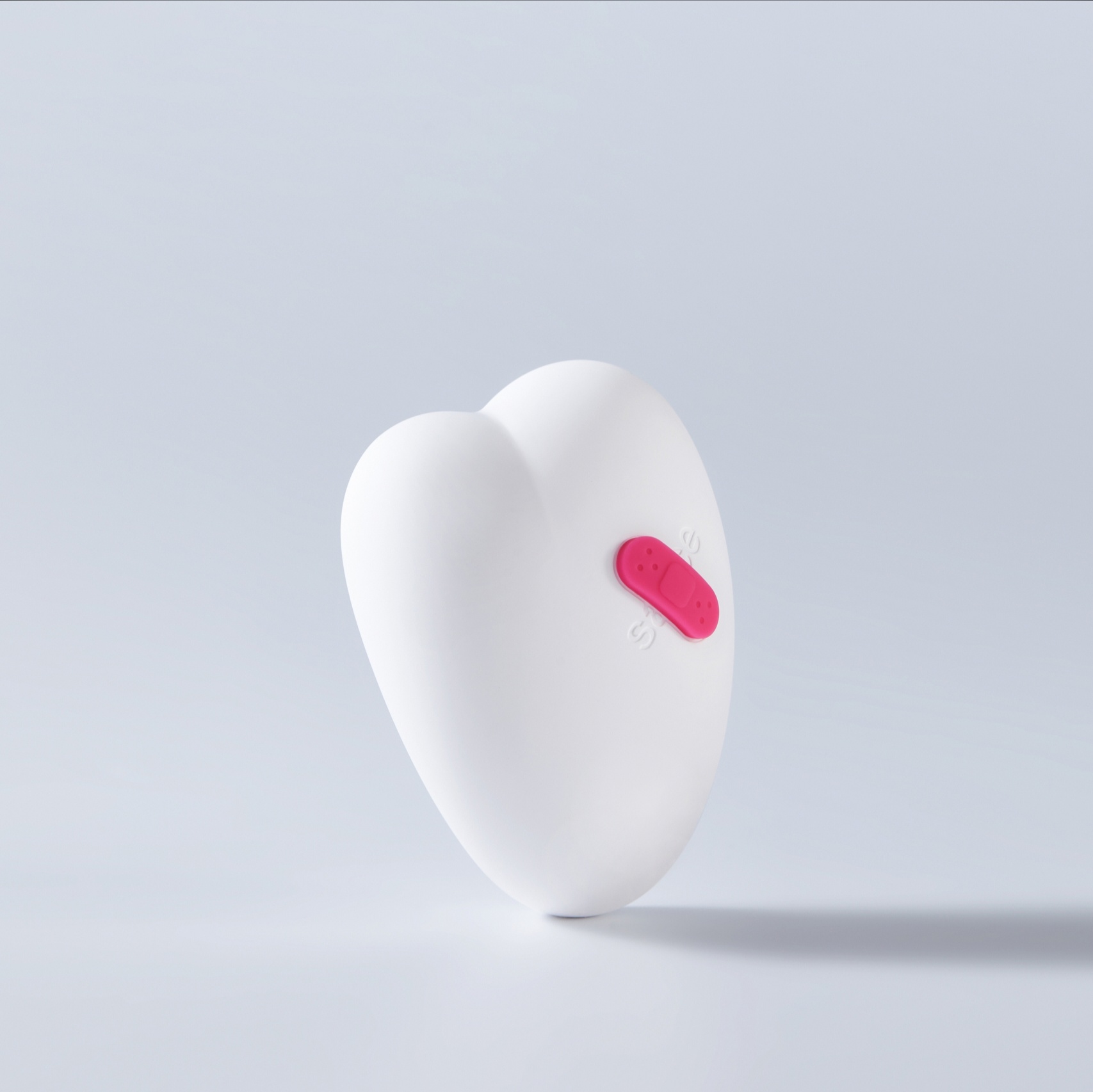 Бесконтактный клиторальный стимулятор Sauce Sweeeheart белый_1