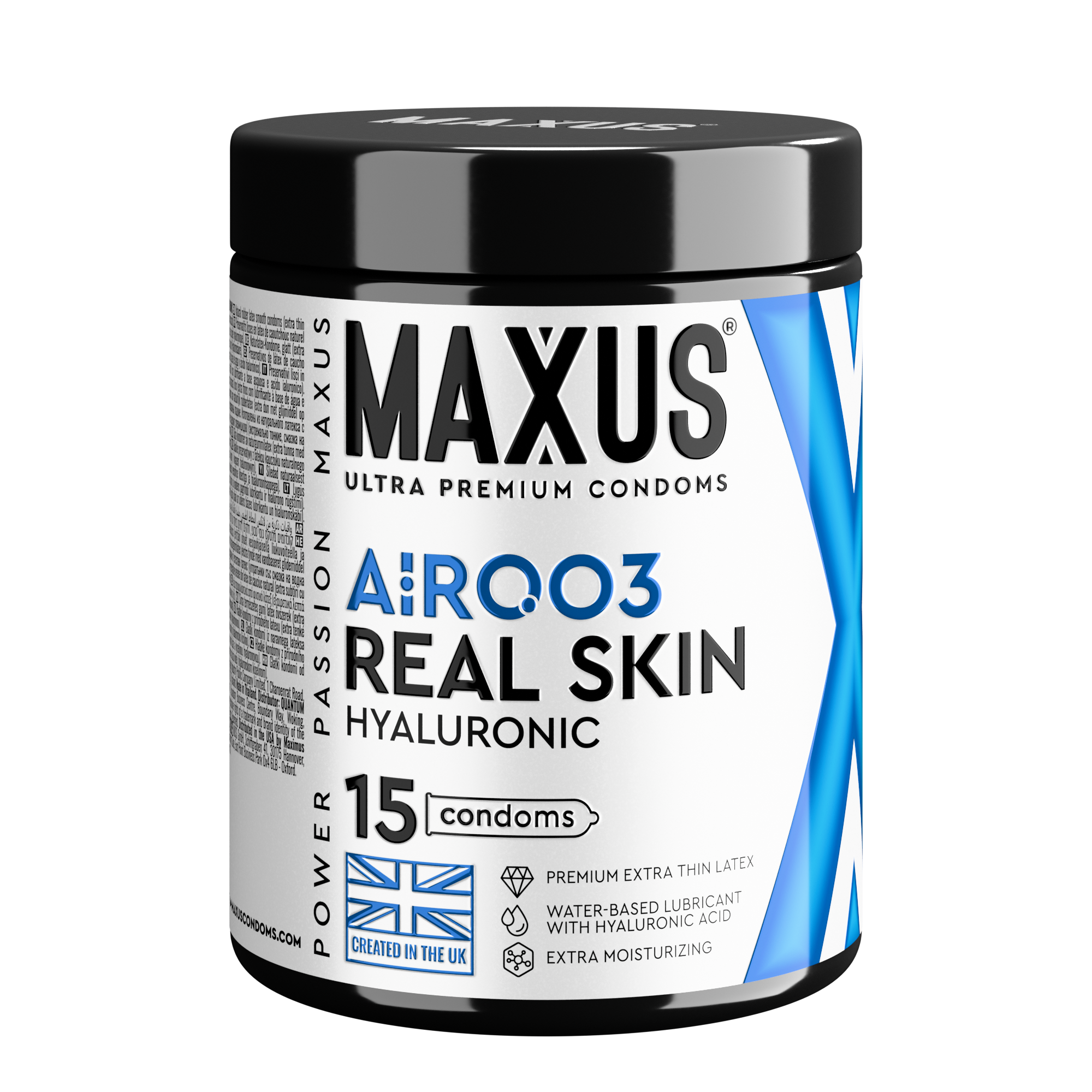 Презервативы MAXUS 003 с железным кейсом, гладкие, экстратонкие, с гиалуроновой кислотой, 15 шт_5