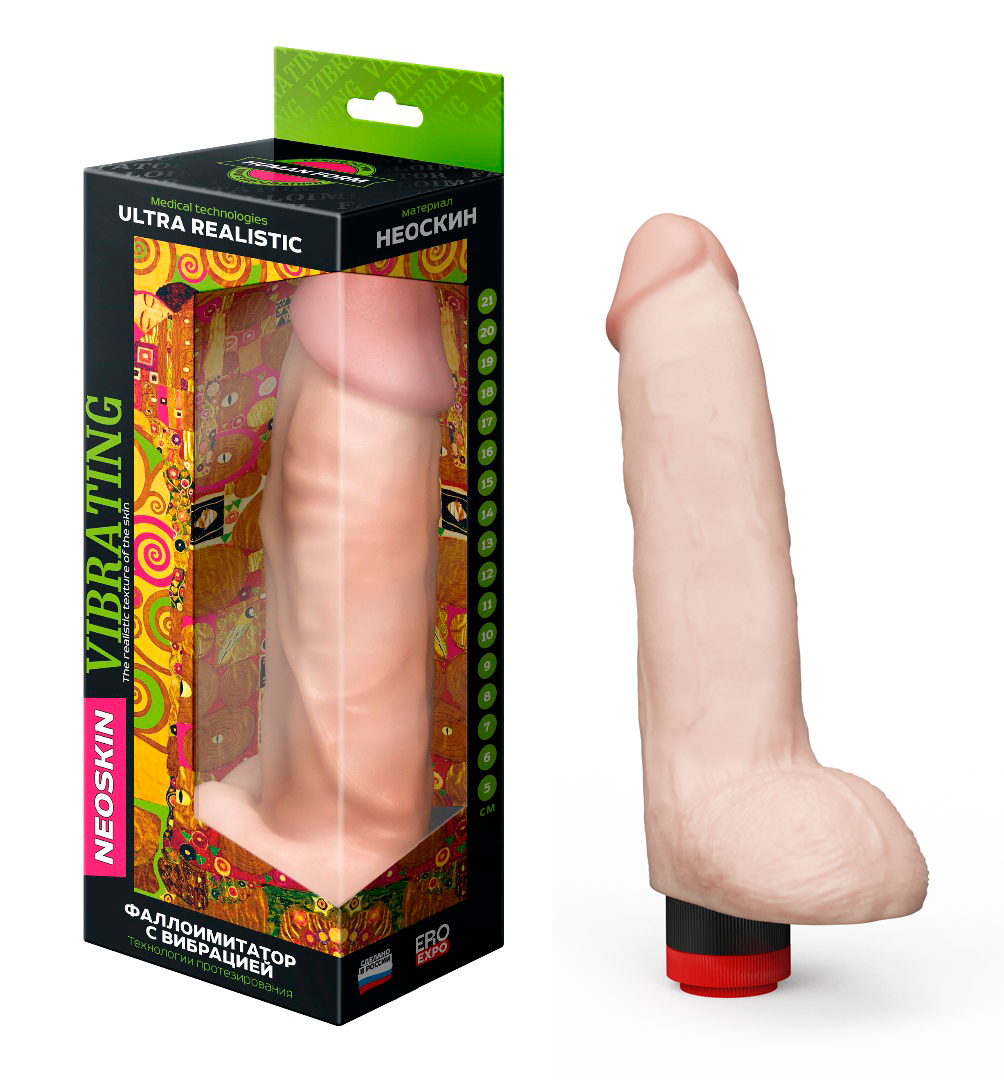 Вибромассажёр неоскин human form, l 170 мм d 45 мм, арт. 603607_1