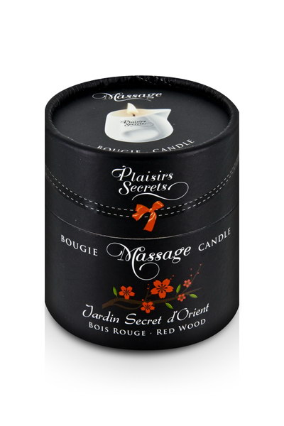 BOUGIE DE MASSAGE BOIS ROUGE 80M Свеча с массажным маслом 80 мл_1