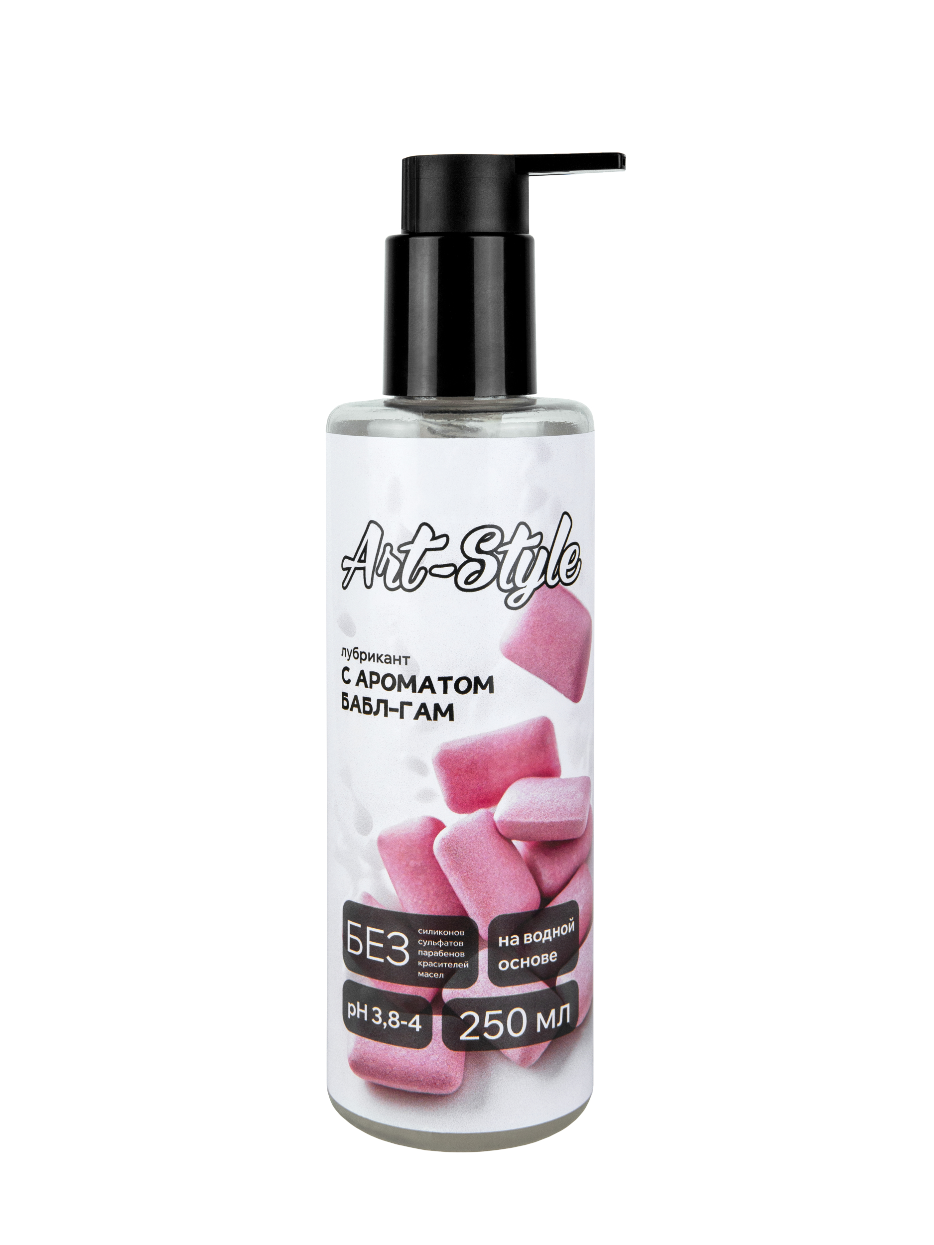 Лубрикант на Водной Основе Art-Style с ароматом Бабл Гам 040014ars_1