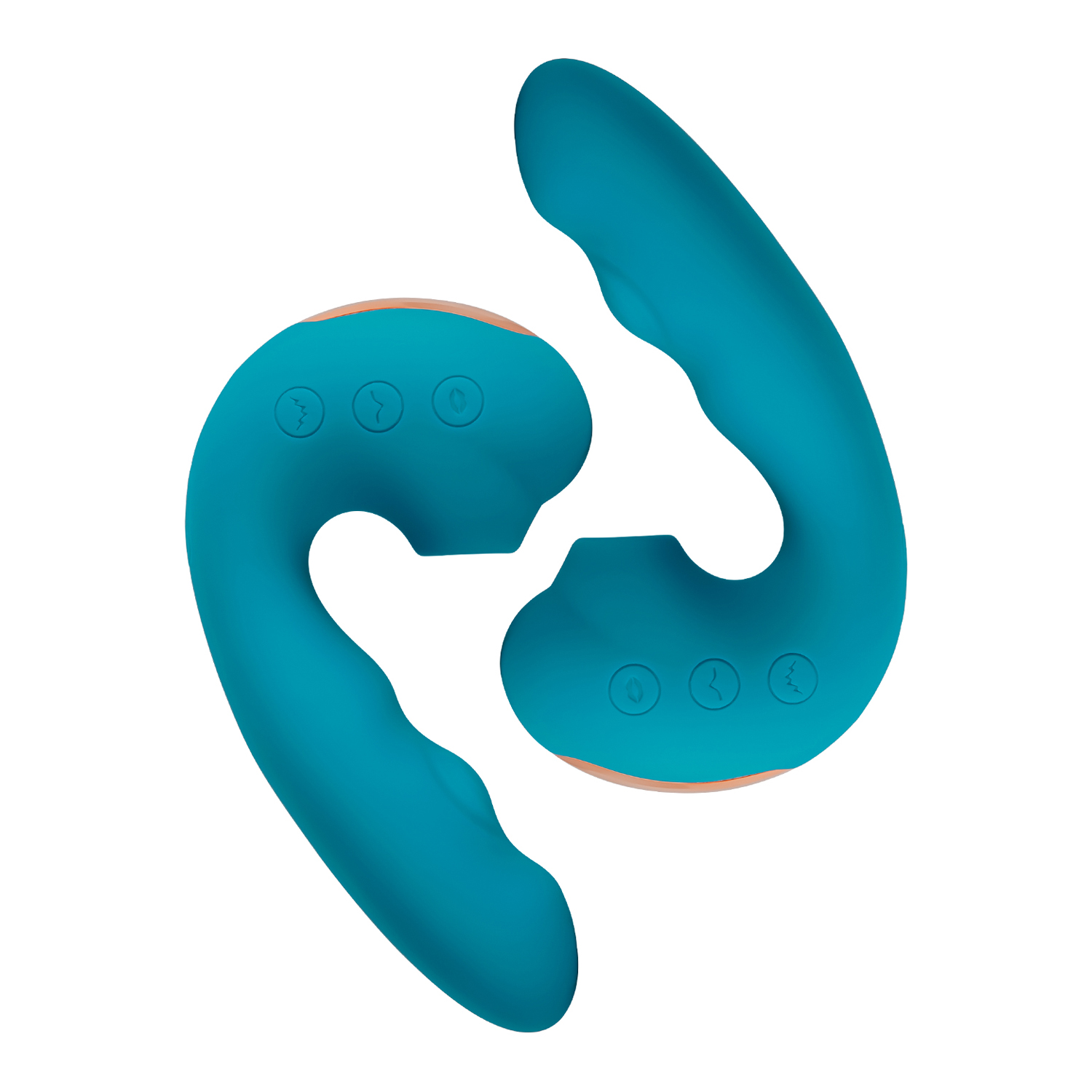 Вакуумный вибростимулятор BeYourLover Tara с постукиванием, голубой_5