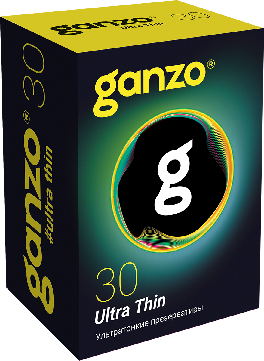 Презервативы Ganzo Ultra thin, ультратонкие, латекс, 18 см, 30 шт _2