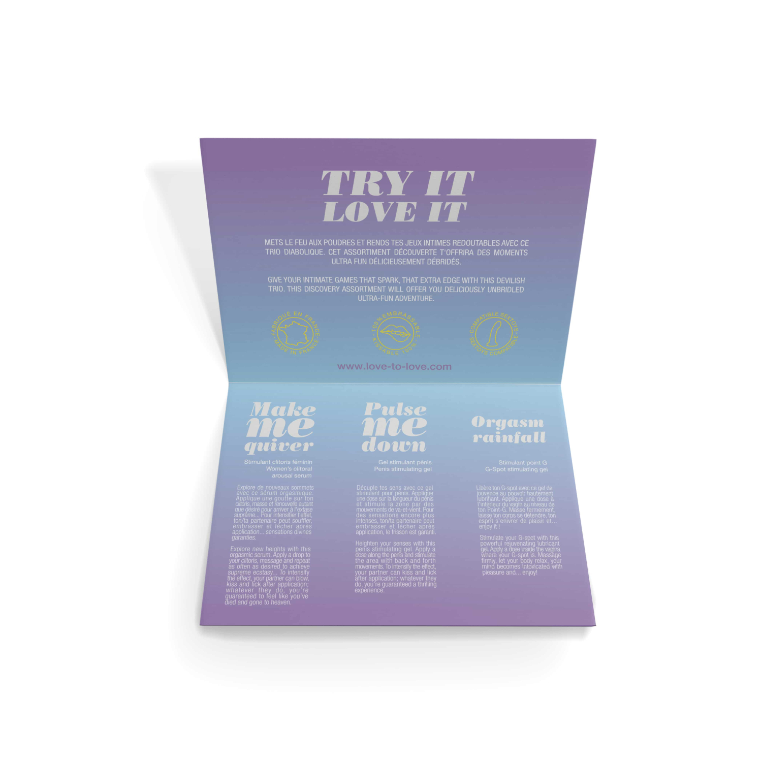 Пробный набор Love to Love SPARK BLISS 3 шт. по 2 мл._2