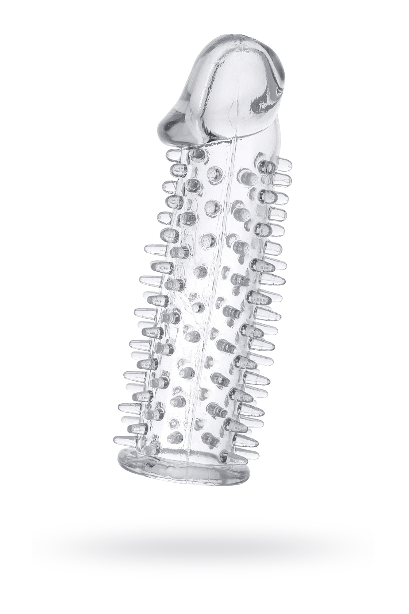 Насадка на пенис TOYFA Basic, TPE, прозрачный, 12,5 см_2