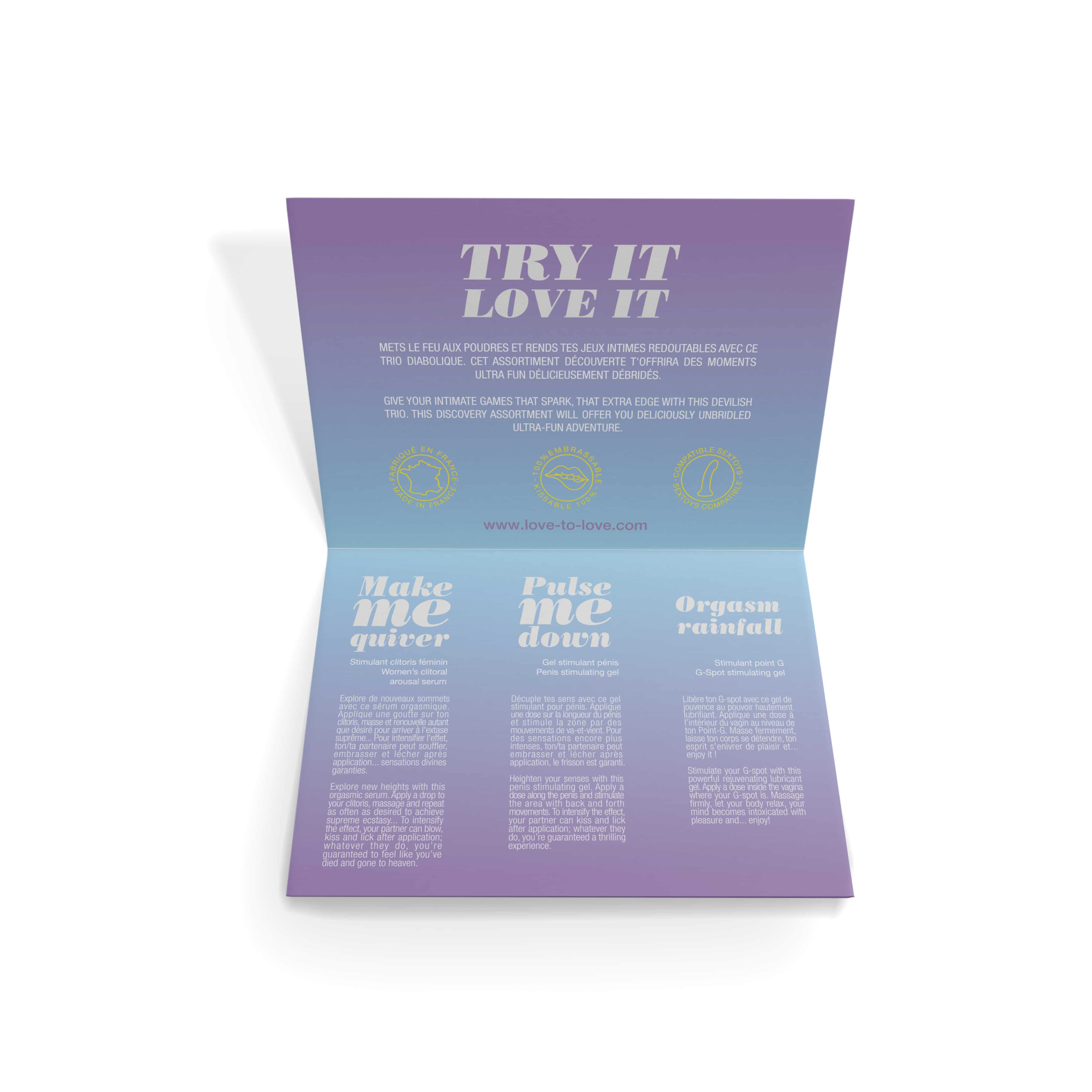 Пробный набор Love to Love SPARK BLISS 3 шт. по 2 мл._2